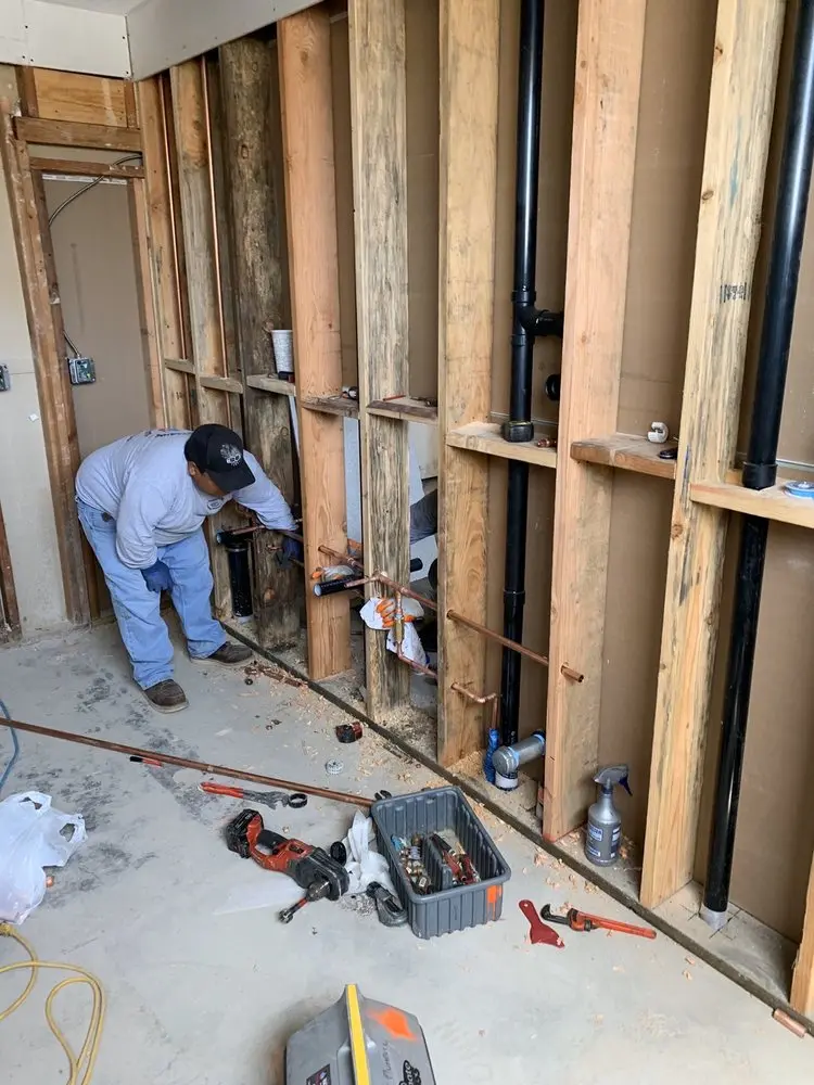 Commercial rough-in plumbing for Commercial Plumbing in Oakland Mills